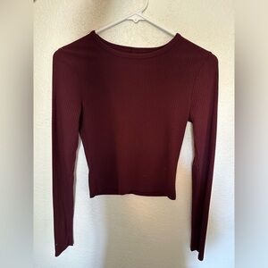 Maroon long sleeve